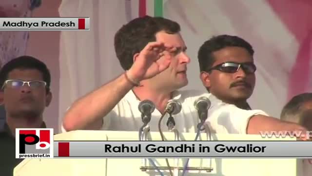 Rahul Gandhi in Gwalior: UPA built more roads in Madhya Pradesh than NDA