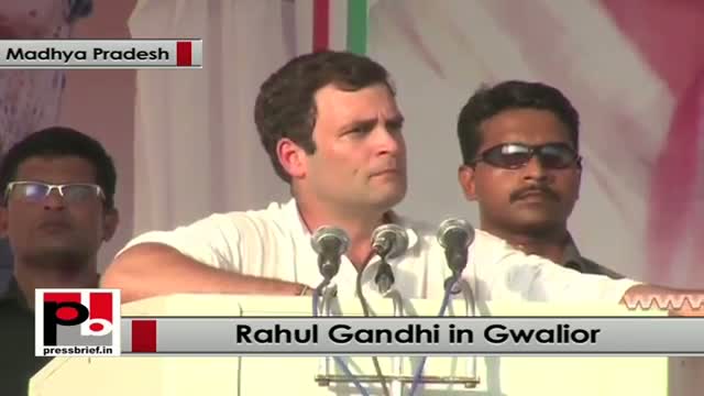 Rahul Gandhi in Gwalior: Congress initiated the process of giving rights to the people
