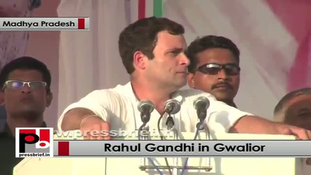 Rahul Gandhi in Gwalior: BJP made Madhya Pradesh a university of corruption