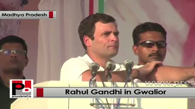Rahul Gandhi in Gwalior: I value respect more than development