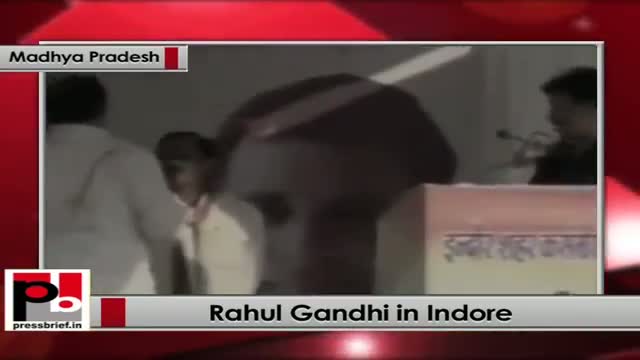 Rahul Gandhi in indore (Madhya Pradesh)