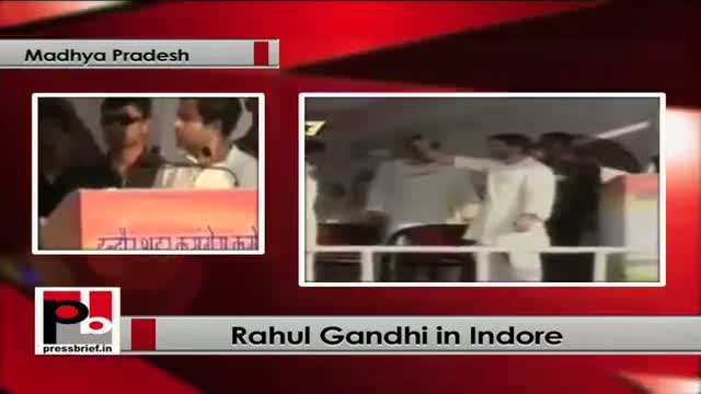 Rahul Gandhi in Indore (Madhya Pradesh) attacks BJP for inciting communal riots Part 01