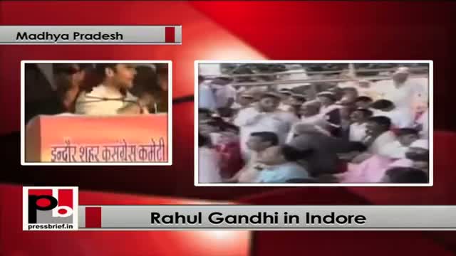 Rahul Gandhi in Indore (Madhya Pradesh) attacks BJP for inciting communal riots Part 02
