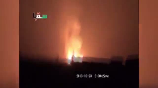 Pipeline Fire Sparks Syria Blackout