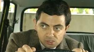 Mr. Bean - Ramming His Car out of the Car Park