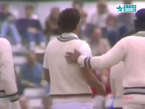 Roger Binny 5 for 40 - India v England 2nd test at Leeds 1986