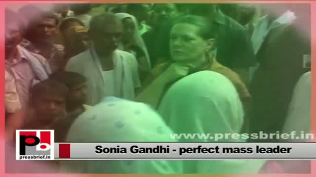 Committed and sincere leader Sonia Gandhi - the champion of historic Food Security Bill
