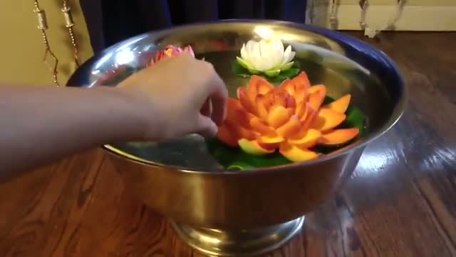 How to decorate your home on Diwali with Floating Candles, Floating Flowers and Mirror Curtains (Happy Diwali)