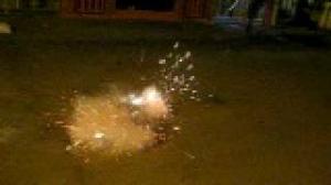 Diwali Celebrations... Bursting Crackers - Happy Diwali