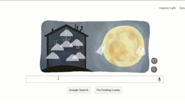Happy Halloween! - Google doodle 2013