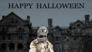 Zombie Wishes You A Happy Halloween