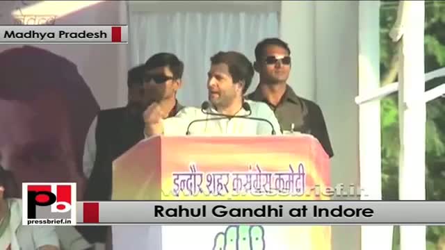 Rahul Gandhi in Indore: People have big dreams, they just need support