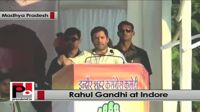 Rahul Gandhi in Indore: Congress policies are aimed at empowering aam aadmi