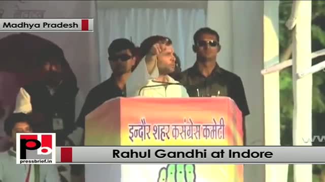 Rahul Gandhi in Indore (MP): We need to empower the poor, downtrodden, women and youth