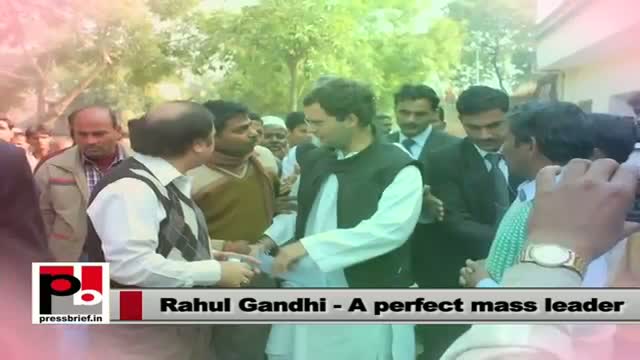 Rahul Gandhi -- Progressive and energetic mass leader with modern vision