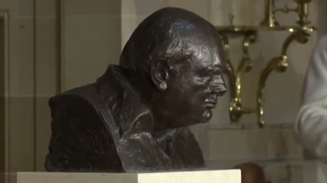 Churchill Honored With Statue in Capitol
