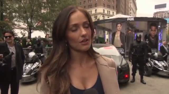 Minka Kelly Promotes 'Almost Human' in New York