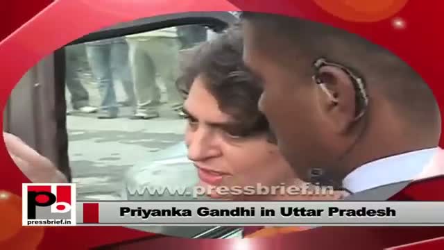 Priyanka Gandhi Vadra - favourite leader of the people in Amethi, Raebareli