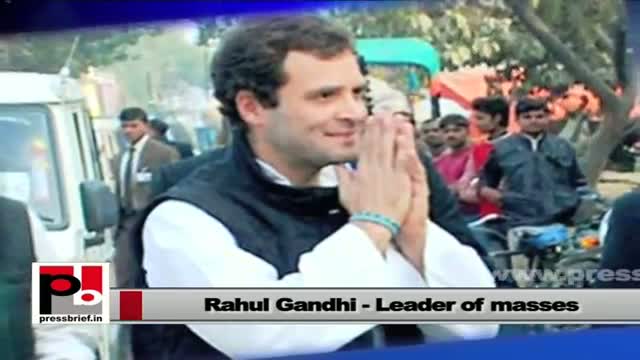 Rahul Gandhi wants better facilities for the poor and downtrodden