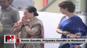 Sonia Gandhi and Priyanka Gandhi Vadra launch various development projects in Raebareli