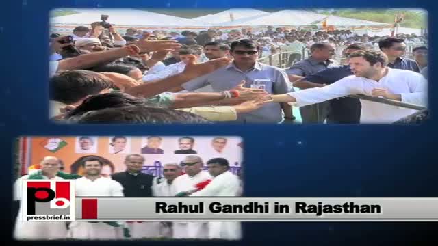 Rahul Gandhi strikes emotional chord with people of Rajasthan