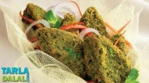 Hara Bhara Kebab (Vegetarian Kebab Recipe) by Tarla Dalal