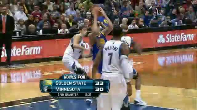 NBA: Gorgui Dieng with the Ruthless Rejection