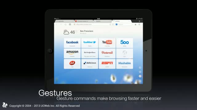 Intelligent browsing on your iPad&#65292; UC Browser for iPad v2.0 is released