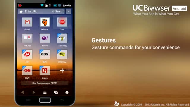 What You See is WhatYou Get UC Browser for Android v9.0 is released