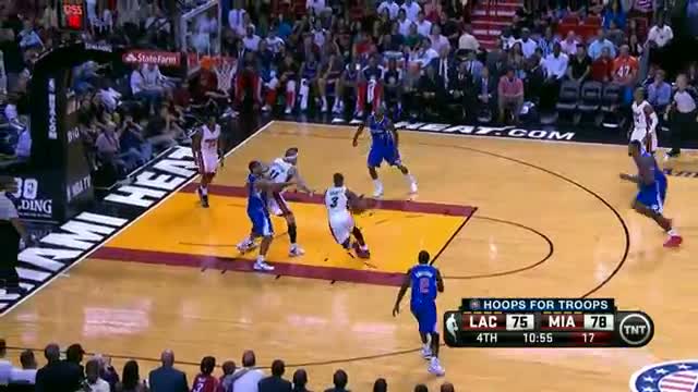 NBA: Dwyane Wade Torches the Clippers