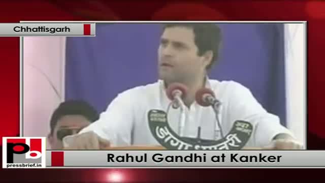 Rahul Gandhi at Kanker (Chhattisgarh): Congress will form a government of aam aadmi