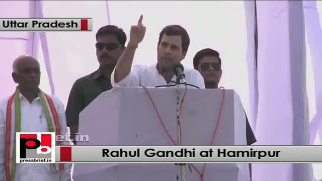 Rahul Gandhi : Huge difference between Rajasthan and UP