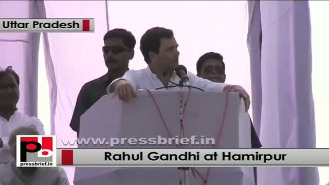 Rahul Gandhi : The youth of UP wants employment