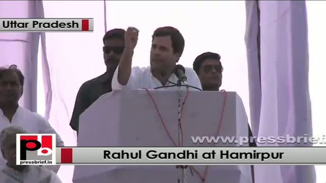 Rahul Gandhi : Your voice has reached Delhi but in Lucknow