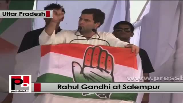 Rahul Gandhi : You want a government who stands with you