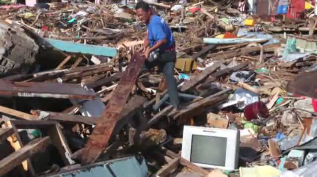 Agonizing Search for the Missing After Typhoon