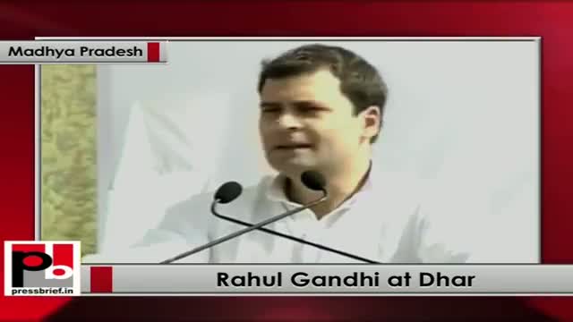 Rahul Gandhi at Kukshi (MP) questions BJP's development claims in the state