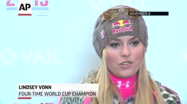Vonn Partially Tears Repaired Knee Ligament