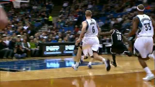 NBA: Corey Brewer Chases Down Tyshawn Taylor for the Block