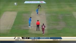 Ravindra Jadeja bowled by Ravi Rampaul, wicket by Rampaul