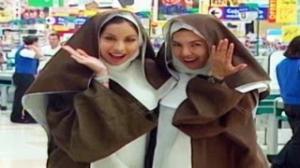 Naughty Nuns Kissing in Public Prank