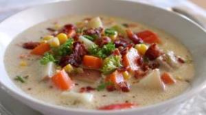 Easy Delicious Chicken Corn Chowder - Great Soup Recipe for Slow Cooker / Crock Pot