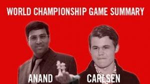 World Chess Championship 2013 Anand vs Carlsen Summary