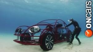Volkswagen Beetle Convertible shark cage unveiled
