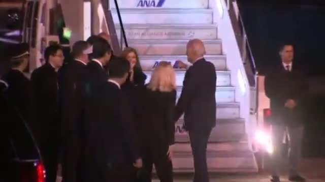 Vice President Biden Arrives in Japan