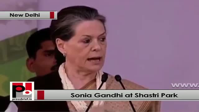 Sonia Gandhi: Congress has a history of serving the people