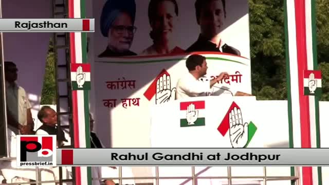 Rahul Gandhi: Congress will provide 2 lakhs jobs to people in Rajasthan