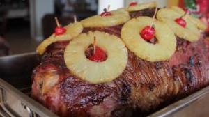 Christmas Honey Baked Ham with Pineapple - A Retro Recipe - Merry Christmas