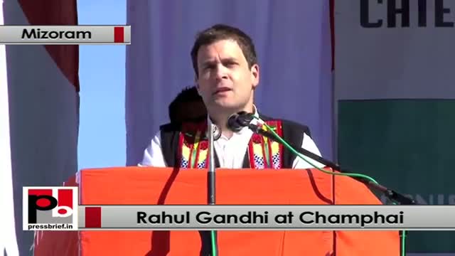 Rahul Gandhi: I am happy the youth of Mizoram is getting jobs in all over the country