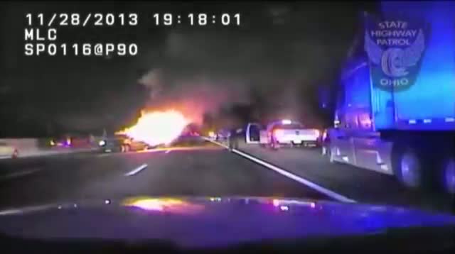 Dashcam Shows Chase Before Fatal Ohio Crash